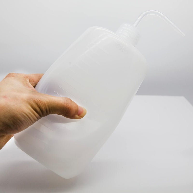 Oubest Squeeze Bottle 1000ml 32oz Wash Bottle Succulent Watering Can LDPE Plastic Squirt Bottle for Irrigation Plant, Medical Lab, Tattoo Supplies 1pc - Image 1